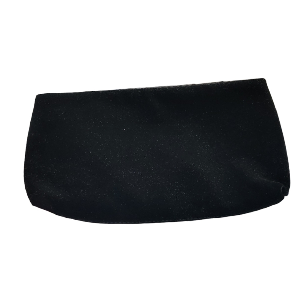 NWOT Black & Gold Sequin & Velvet Clutch Bag - Picture 4 of 6
